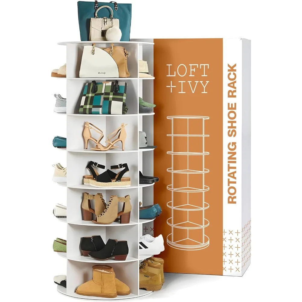 7 Tier Rotating Shoe Rack Tower – 360° Spinning Storage Organizer, Modern Round Shoe Carousel for Closet, Entryway
7 Tier Rotating Shoe Rack Tower – 360° Spinning Storage Organizer, Modern Round Shoe Carousel for Closet, Entryway