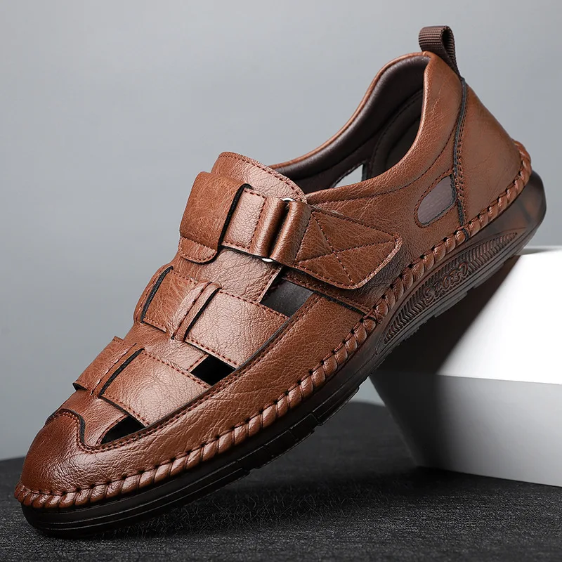 Genuine Leathe Summer Special Offer Men's Business Casual Hollow Work with Holes Leather Sandals Men's Work Hole Sandals
Genuine Leathe Summer Special Offer Men's Business Casual Hollow Work with Holes Leather Sandals Men's Work Hole Sandals