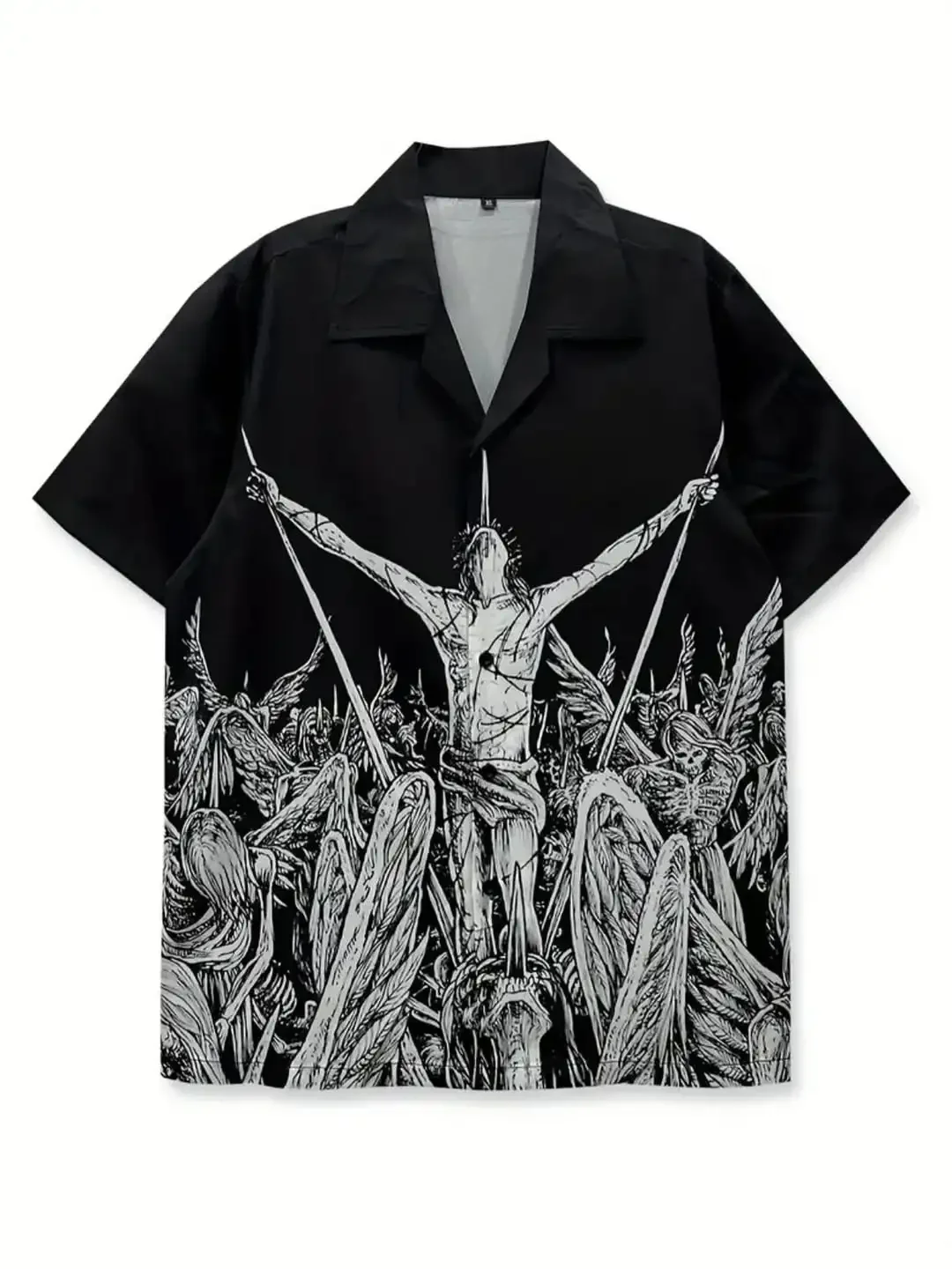 Y2K черная рубашка Affliction, новая ретро Harajuku, мужской пуловер с черепом и буквенным принтом, модные готические топы с короткими рукавами
Y2K черная рубашка Affliction, новая ретро Harajuku, мужской пуловер с черепом и буквенным принтом, модные готические топы с короткими рукавами