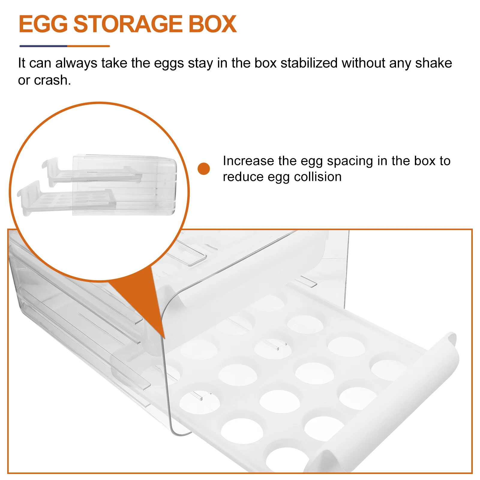 1 шт., тип ящика, прозрачный компактный контейнер для хранения яиц, пластиковый держатель для яиц для холодильника, морозильной камеры, органайзер для шкафа
1 шт., тип ящика, прозрачный компактный контейнер для хранения яиц, пластиковый держатель для яиц для холодильника, морозильной камеры, органайзер для шкафа