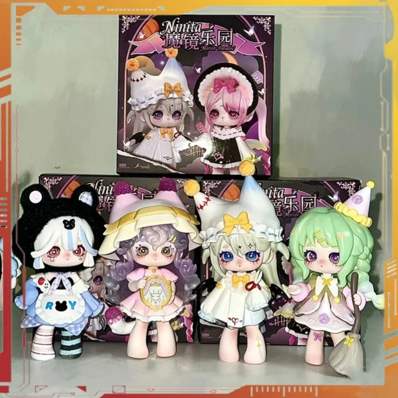 Ninita Magic Mirror Paradise Series слепая коробка первого поколения настольный орнамент модель игрушки кукла фигурка периферийные устройства подарок на день рождения 
Ninita Magic Mirror Paradise Series слепая коробка первого поколения настольный орнамент модель игрушки кукла фигурка периферийные устройства подарок на день рождения