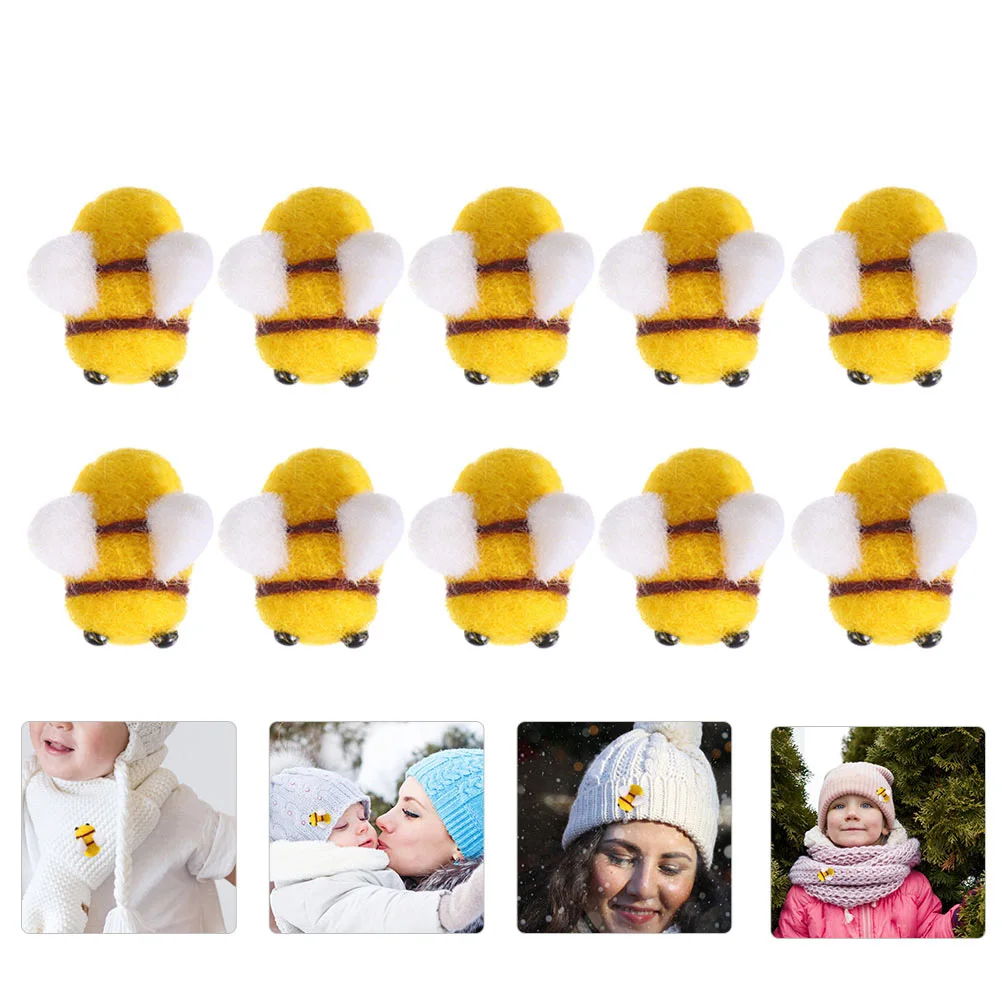 30 Pcs Wool Felt Bee Pendant Bumblebee Color Hat Making Kit Small Accessory Craft Cute
30 Pcs Wool Felt Bee Pendant Bumblebee Color Hat Making Kit Small Accessory Craft Cute