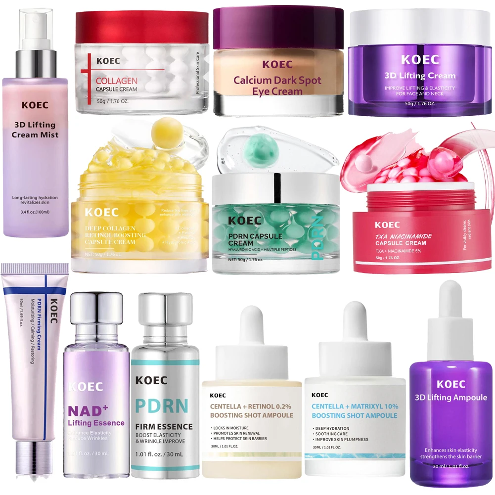 KOEC PDRN Essence Stick Balm +Collagen Capsule Cream Hyaluronic Firming Moisturizer Serum Acid Hydrating Reduce Wrinkle Skincare
KOEC PDRN Essence Stick Balm +Collagen Capsule Cream Hyaluronic Firming Moisturizer Serum Acid Hydrating Reduce Wrinkle Skincare