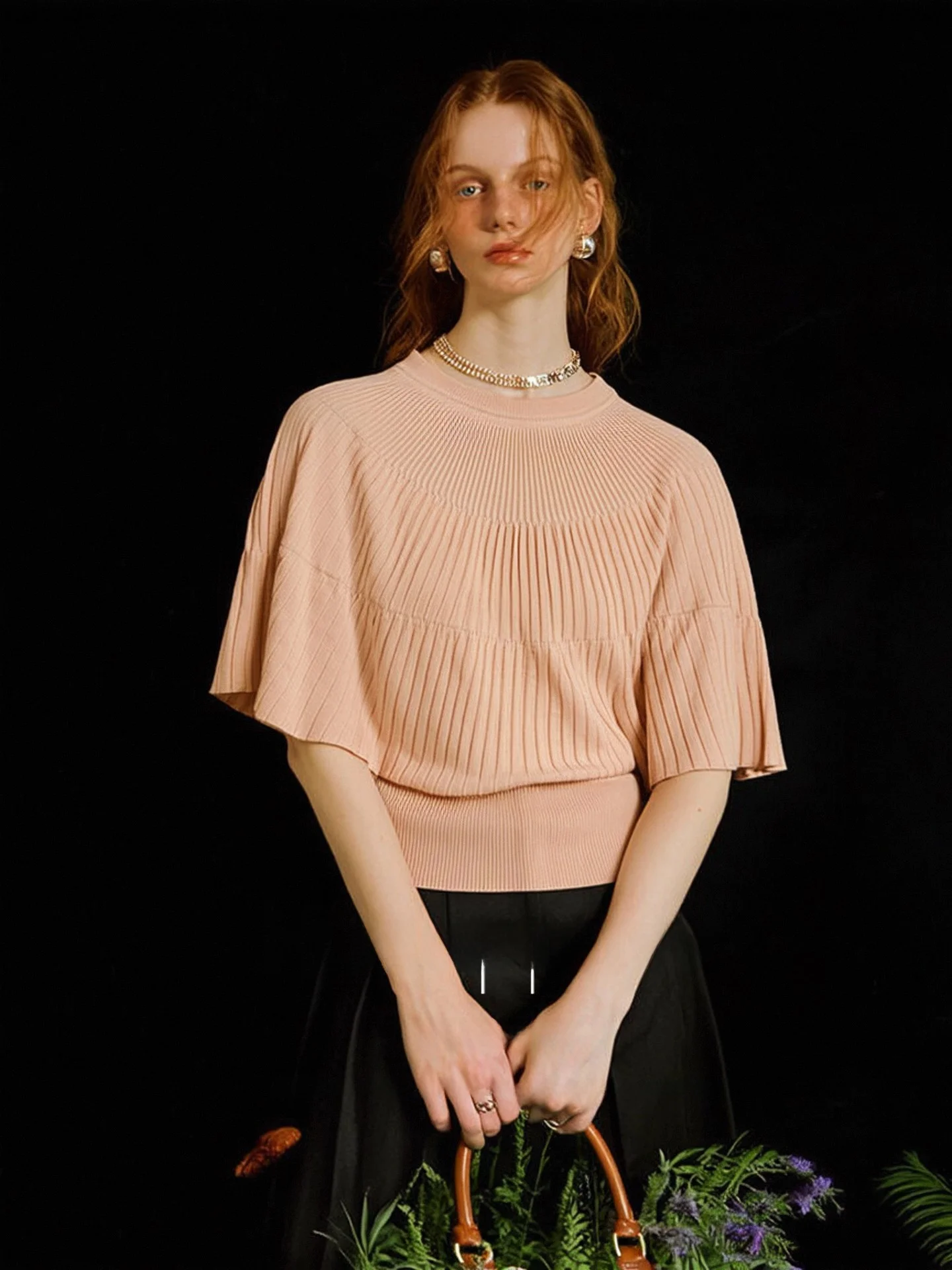 Elegant Knitted Mid-Sleeve Women's T-Shirt Slim Fit Versatile Summer New Arrival Huaappuw Commute Style Travel Casual round Neck
Elegant Knitted Mid-Sleeve Women's T-Shirt Slim Fit Versatile Summer New Arrival Huaappuw Commute Style Travel Casual round Neck