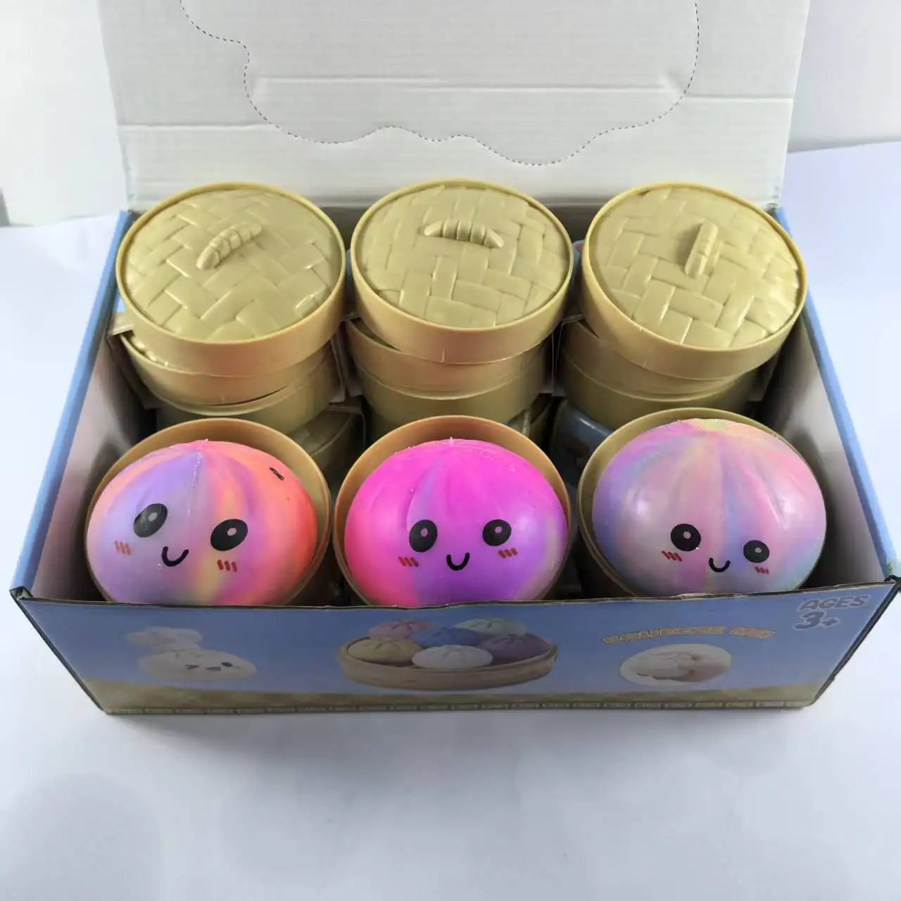 Colorful Simulated Dumpling Squishy Relaxing Relieve Anxiety Antistress Enhance Happiness Rebound Squeeze Reliever Toy
Colorful Simulated Dumpling Squishy Relaxing Relieve Anxiety Antistress Enhance Happiness Rebound Squeeze Reliever Toy