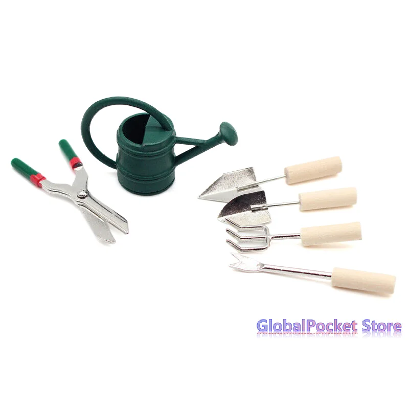 1/12 Dollhouse Simulation Watering Can Spade Scissors Set Dollhouse Miniature Gardening Tools Dolls House Micro Landscape Decor
1/12 Dollhouse Simulation Watering Can Spade Scissors Set Dollhouse Miniature Gardening Tools Dolls House Micro Landscape Decor