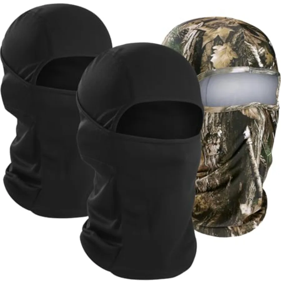 3 Pieces Balaclava Face Mask of Men - Ski Mask, Breathable Elastic Fit and Perfect for Outdoor Activities
3 Pieces Balaclava Face Mask of Men - Ski Mask, Breathable Elastic Fit and Perfect for Outdoor Activities