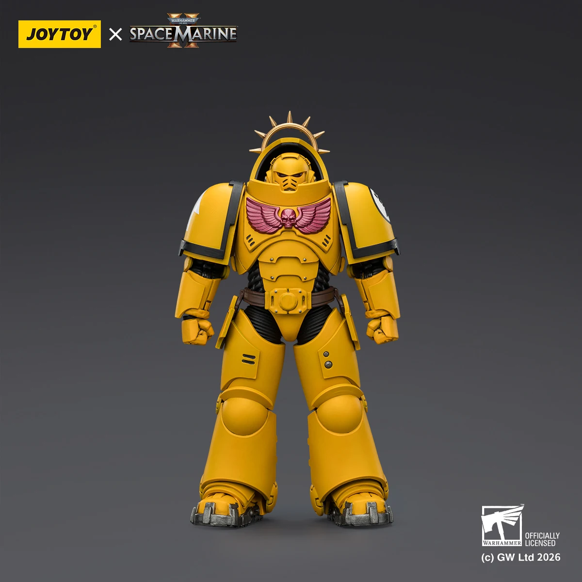 JOYTOY Warhammer 40K Space Marine 2 Imperial Fists Heavy Intercessor Heavy Bolt Rifle Bolt Pistol Articulated Collectible Figure
JOYTOY Warhammer 40K Space Marine 2 Imperial Fists Heavy Intercessor Heavy Bolt Rifle Bolt Pistol Articulated Collectible Figure