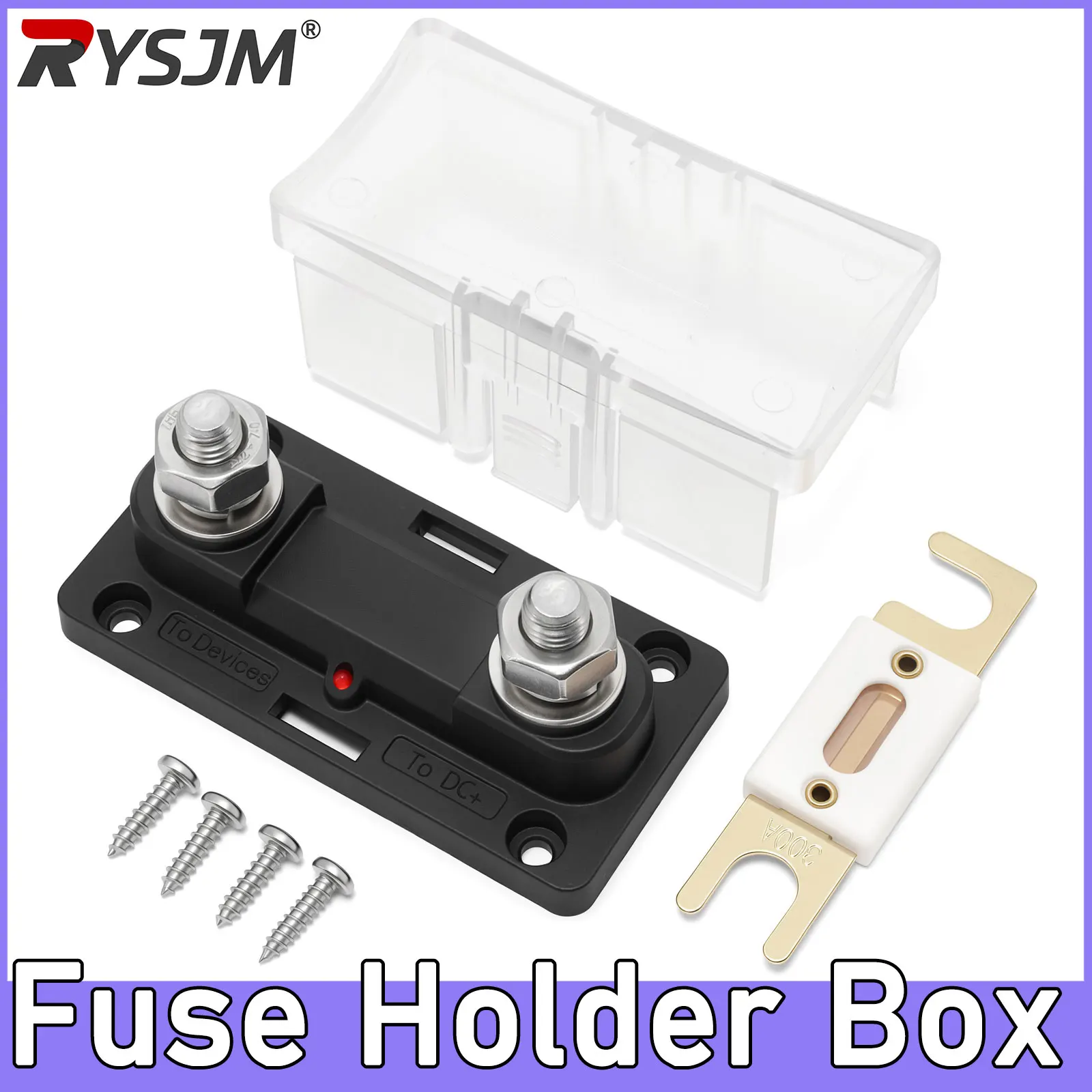 Universal Car Fuse Holder Box M8 M10 Marine Auto Fuse Connector Switch Fuse Holder with Fuse and Insulating Cover Fuse Box
Universal Car Fuse Holder Box M8 M10 Marine Auto Fuse Connector Switch Fuse Holder with Fuse and Insulating Cover Fuse Box