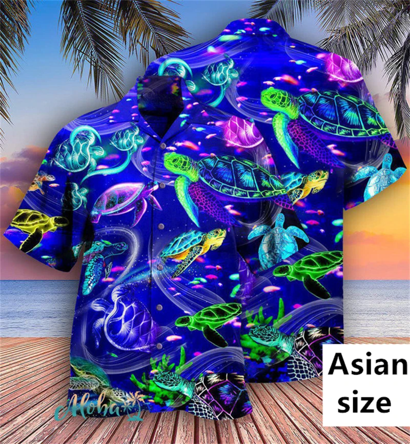 Harajuku Sea Turtle Graphic 3d Print Shirt Men Women Fashion Shirts Button Lapel Short Sleeve Pop Hawaiian Blouse Men's Clothing
Harajuku Sea Turtle Graphic 3d Print Shirt Men Women Fashion Shirts Button Lapel Short Sleeve Pop Hawaiian Blouse Men's Clothing