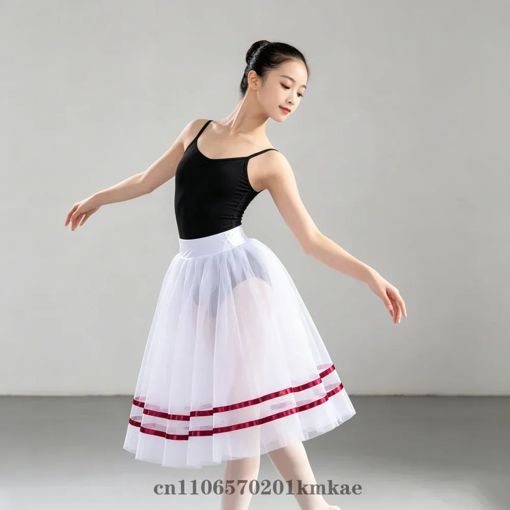 White Fluffy Ballet Tutu Skirt Elastic Waist Puff Skirt for Adult & Kids Professional Ballet Costume Suitable for Grading Exam
White Fluffy Ballet Tutu Skirt Elastic Waist Puff Skirt for Adult & Kids Professional Ballet Costume Suitable for Grading Exam