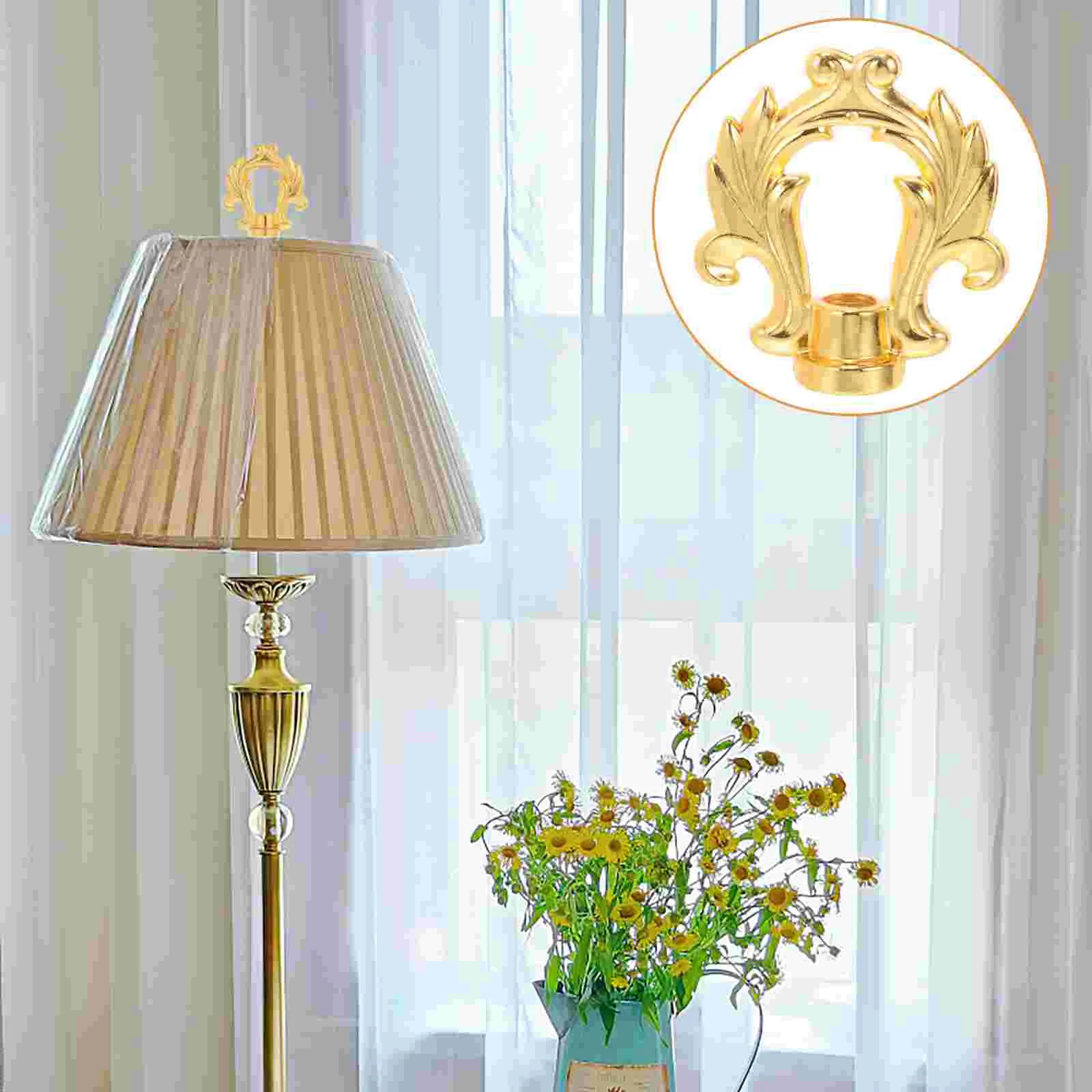 4 Pcs Decorative Lights Desk Lamp Finial Caps for Lampshade Top Finials Lighting
4 Pcs Decorative Lights Desk Lamp Finial Caps for Lampshade Top Finials Lighting