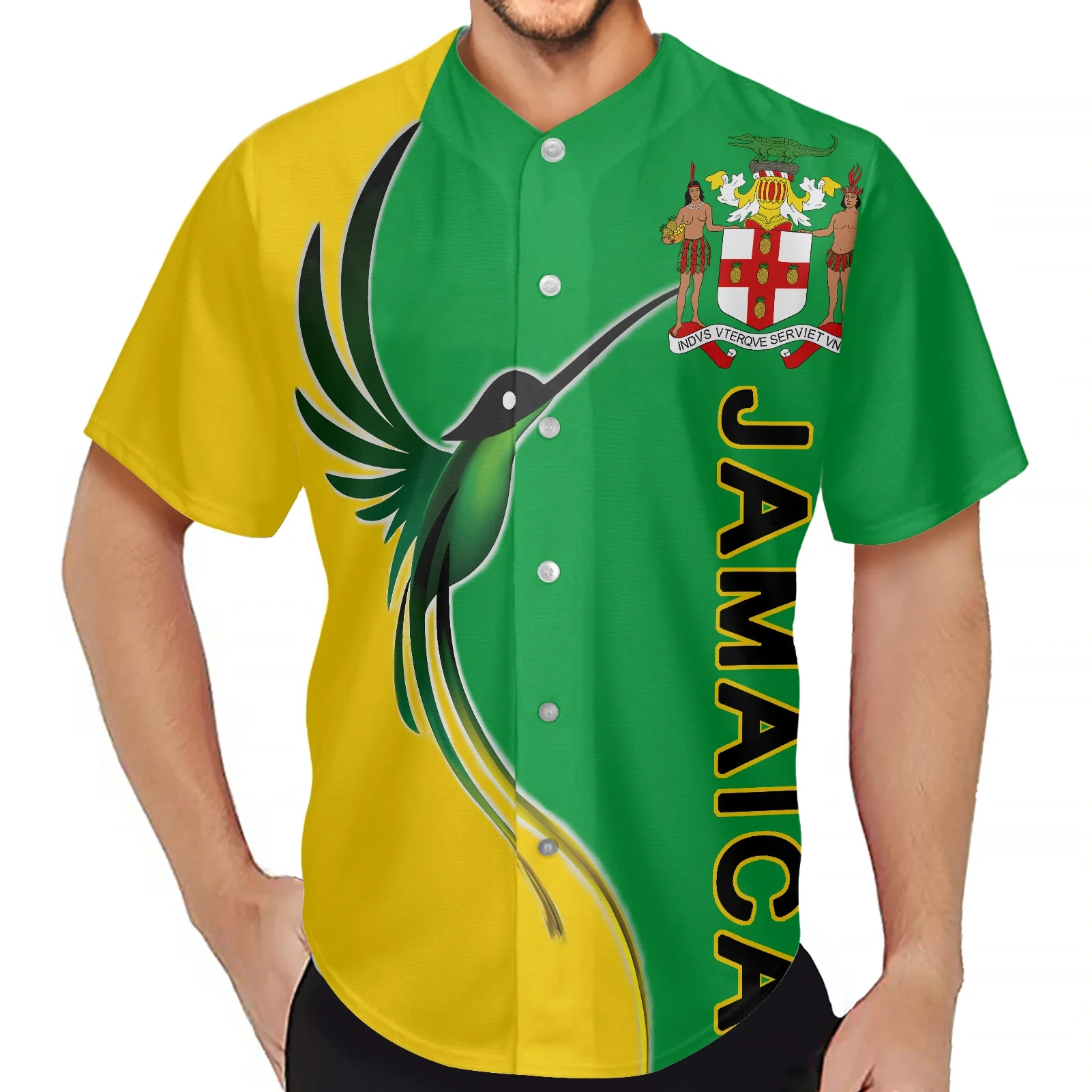 Green Baseball T-shirt Men Summer Short Sleeve T-shirts Fashion Casual Streetwear Trendy Jamaica Logo Print Baseball Tees
Green Baseball T-shirt Men Summer Short Sleeve T-shirts Fashion Casual Streetwear Trendy Jamaica Logo Print Baseball Tees