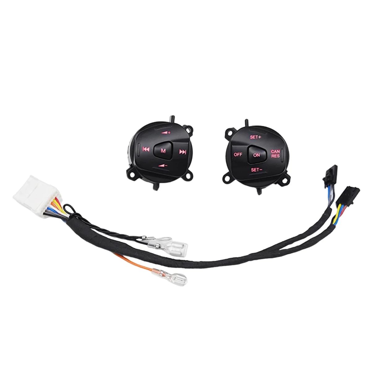 Car Red LED Steering Wheel Cruise Control Switch Button with Wiring for Ford Fiesta MK7 MK8 Escort Ecosport 2013-2015
Car Red LED Steering Wheel Cruise Control Switch Button with Wiring for Ford Fiesta MK7 MK8 Escort Ecosport 2013-2015