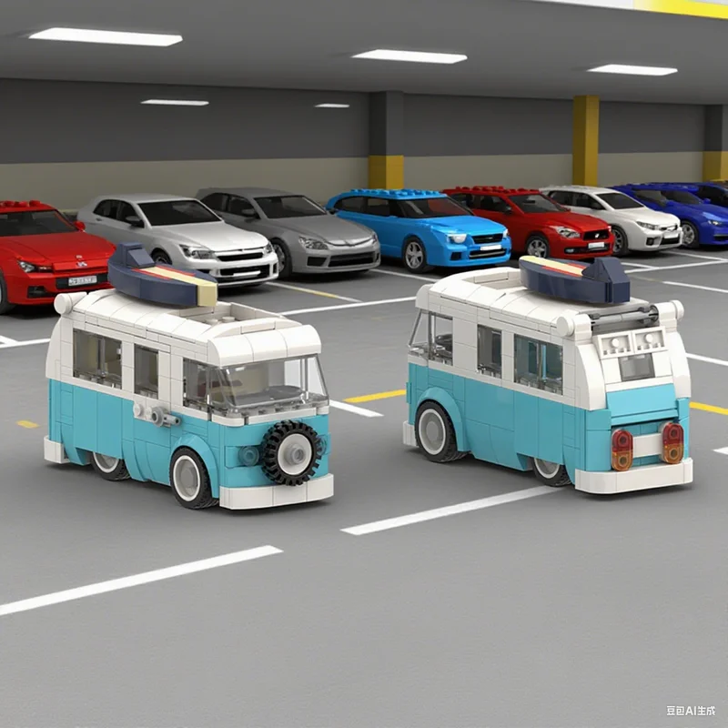 NEW 318PCS MOC Creative Model T2 Camper Van Figure Scale Custom Building Blocks Architecture DIY Assembly Display Gift Blocks
NEW 318PCS MOC Creative Model T2 Camper Van Figure Scale Custom Building Blocks Architecture DIY Assembly Display Gift Blocks
