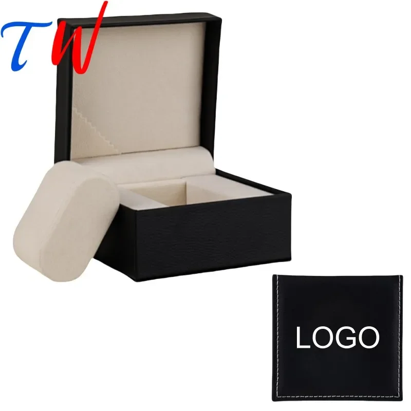 White Stitching Surface Black Lychee Pattern Plush White PU Leather Flip Watch Case Box Customization Logo Watch Box Organizer
White Stitching Surface Black Lychee Pattern Plush White PU Leather Flip Watch Case Box Customization Logo Watch Box Organizer
