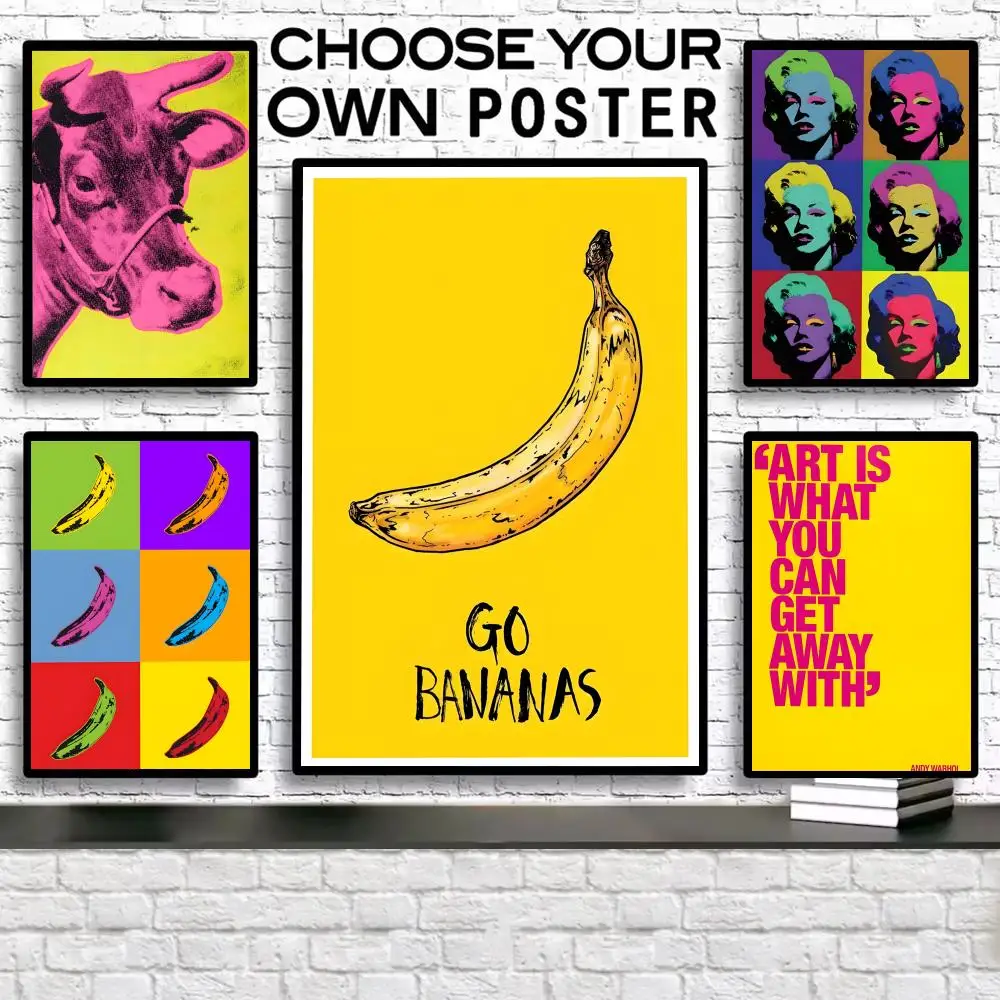 Pop Art Banana A-andy W-warhol Painting Calligraphy Frameless Canvas Wall Art Perfect For Hallway Home Decoration Holiday Gifts
Pop Art Banana A-andy W-warhol Painting Calligraphy Frameless Canvas Wall Art Perfect For Hallway Home Decoration Holiday Gifts