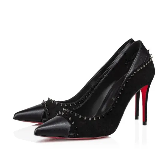 Spring and Autumn New Pointed High Heels Women's Rivet Single Shoes Versatile Temperament Commuting Work Shoes
Spring and Autumn New Pointed High Heels Women's Rivet Single Shoes Versatile Temperament Commuting Work Shoes