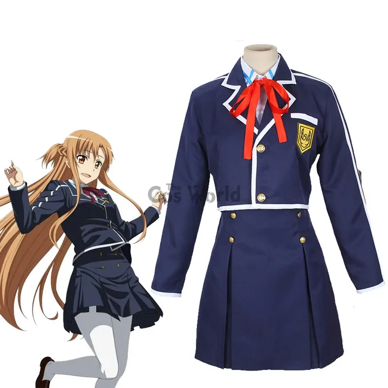Школьная Униформа Sword Art Online SAO Yuuki Asuna, пальто, рубашка, юбка, Аниме наряд, Индивидуальные костюмы для косплея
Школьная Униформа Sword Art Online SAO Yuuki Asuna, пальто, рубашка, юбка, Аниме наряд, Индивидуальные костюмы для косплея