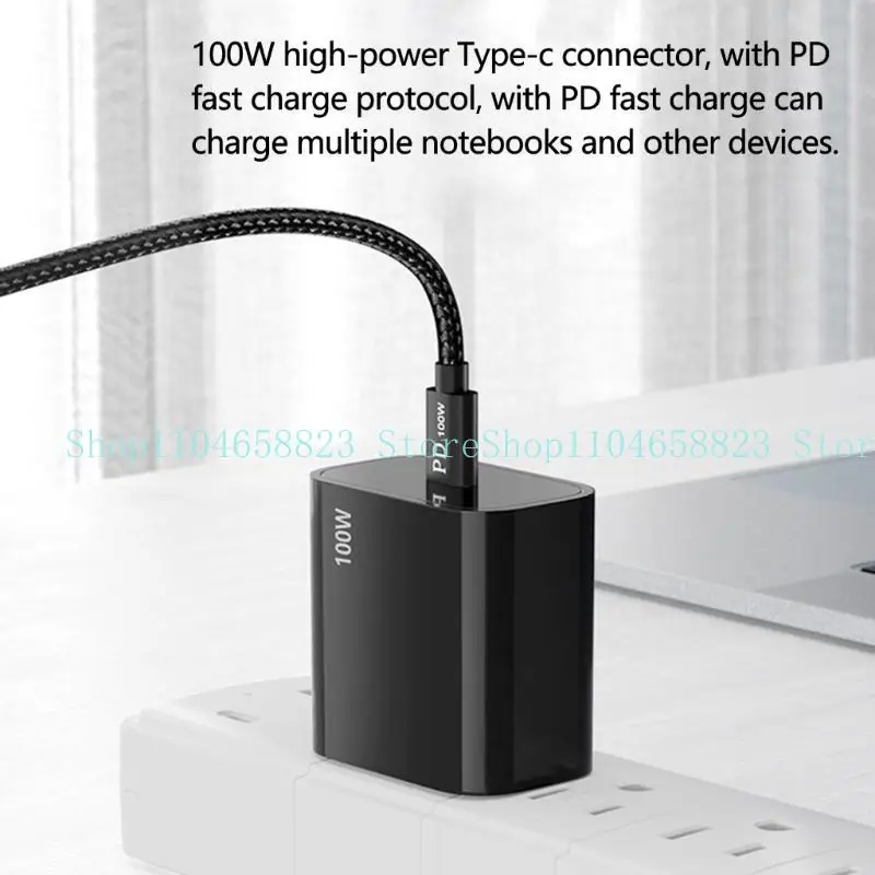 652F USB C to DC5521 5.5x2 Adapter Cable 100W with 10 Connection Tips for Electronic Devices Power Charging Cord 200CM
652F USB C to DC5521 5.5x2 Adapter Cable 100W with 10 Connection Tips for Electronic Devices Power Charging Cord 200CM