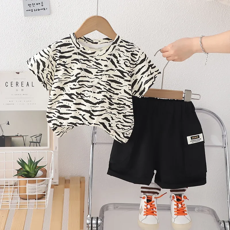 New Summer Baby Boys Clothes Children Girls Clothing Suit T-Shirt Shorts 2Pcs/Sets Infant Casual Sports Costume Kids Tracksuits
New Summer Baby Boys Clothes Children Girls Clothing Suit T-Shirt Shorts 2Pcs/Sets Infant Casual Sports Costume Kids Tracksuits