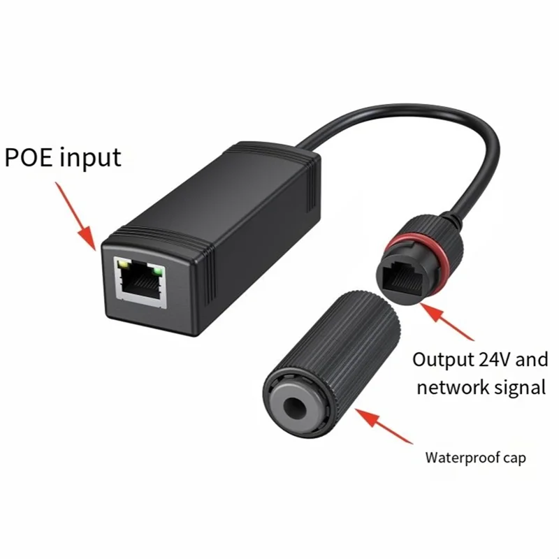 【B74A】IEEE 802.3 Af/At, водонепроницаемый гигабитный Poe-конвертер 48 В в 24 В, адаптер Poe 100/1000 Мбит/с для пассивной платы 24 В мощности
【B74A】IEEE 802.3 Af/At, водонепроницаемый гигабитный Poe-конвертер 48 В в 24 В, адаптер Poe 100/1000 Мбит/с для пассивной платы 24 В мощности