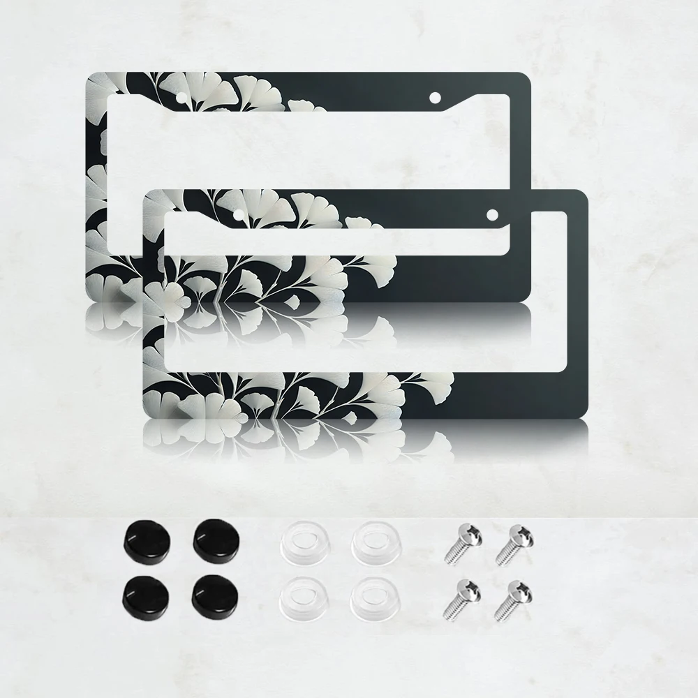 Рамка для номерного знака с листьями гинкго билоба, 2 шт., красивая алюминиевая рамка с цветочным узором - стандартный размер США
Рамка для номерного знака с листьями гинкго билоба, 2 шт., красивая алюминиевая рамка с цветочным узором - стандартный размер США