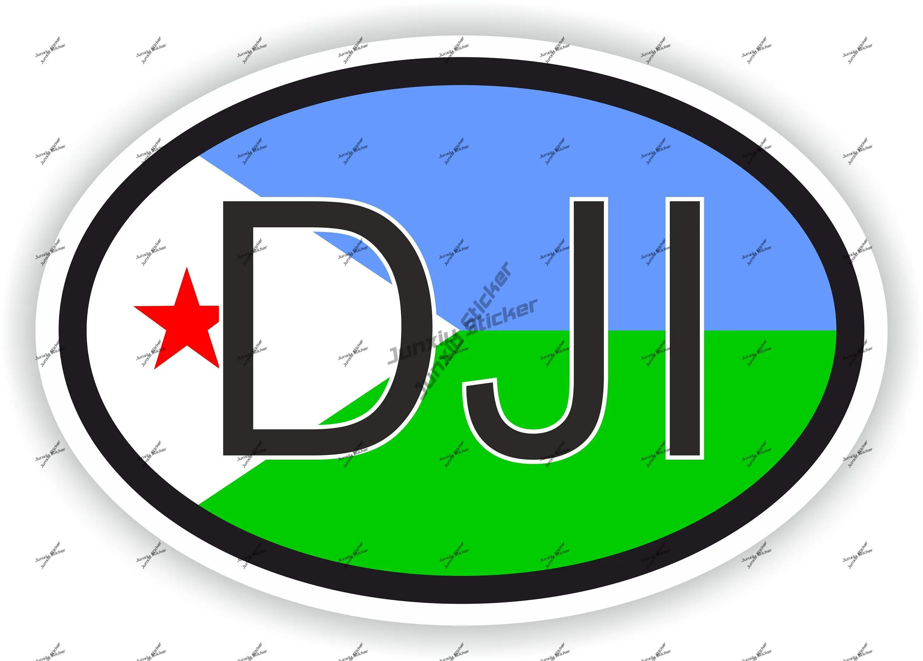 Djibouti Decal Anti Scratch Decoration Djibouti Oval with Flag Country Code DJI Sticker Personality Outdoor Stickers for Car SUV
Djibouti Decal Anti Scratch Decoration Djibouti Oval with Flag Country Code DJI Sticker Personality Outdoor Stickers for Car SUV