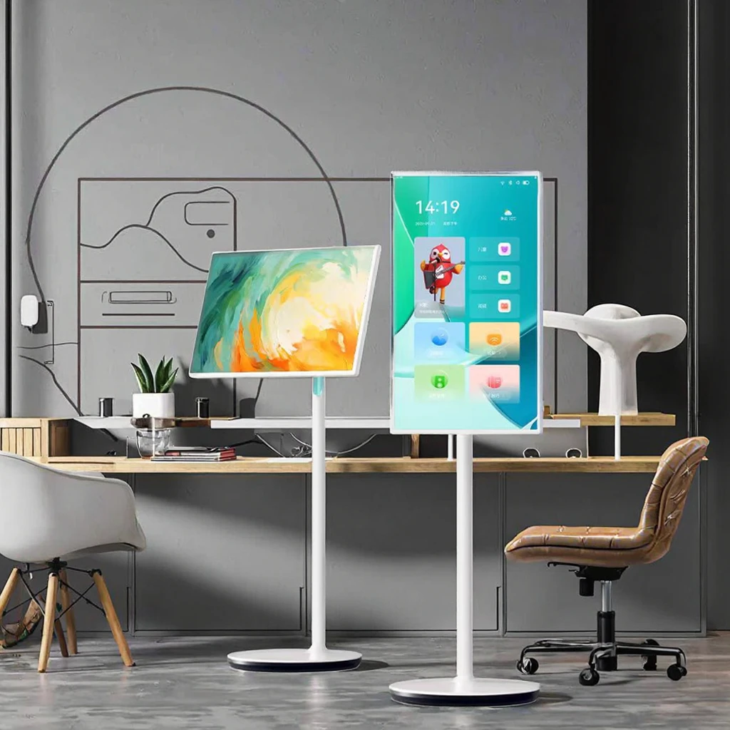 27-дюймовый сенсорный дисплей FHD Android 10 с 4 ГБ ОЗУ, 64 ГБ ПЗУ, Bluetooth, Wi-Fi и вращающейся подставкой для многоразового использования 
27-дюймовый сенсорный дисплей FHD Android 10 с 4 ГБ ОЗУ, 64 ГБ ПЗУ, Bluetooth, Wi-Fi и вращающейся подставкой для многоразового использования