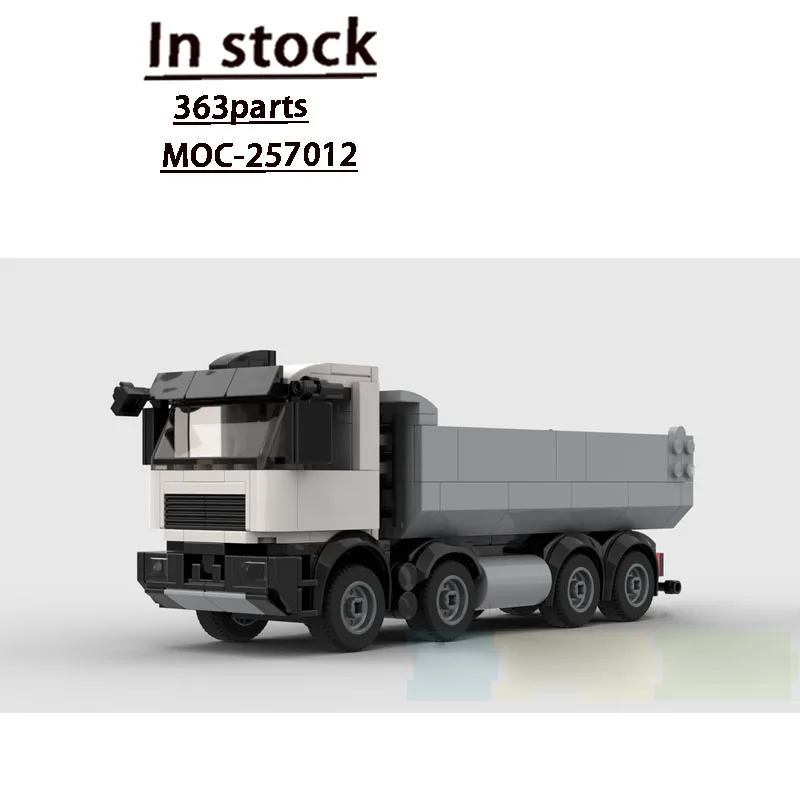 MOC-257012 City New Model Cargo 8x4 Dump Truck Building Blocks 363Pieces Creative Toy for Boys, Kids Birthday and Christmas Gift
MOC-257012 City New Model Cargo 8x4 Dump Truck Building Blocks 363Pieces Creative Toy for Boys, Kids Birthday and Christmas Gift