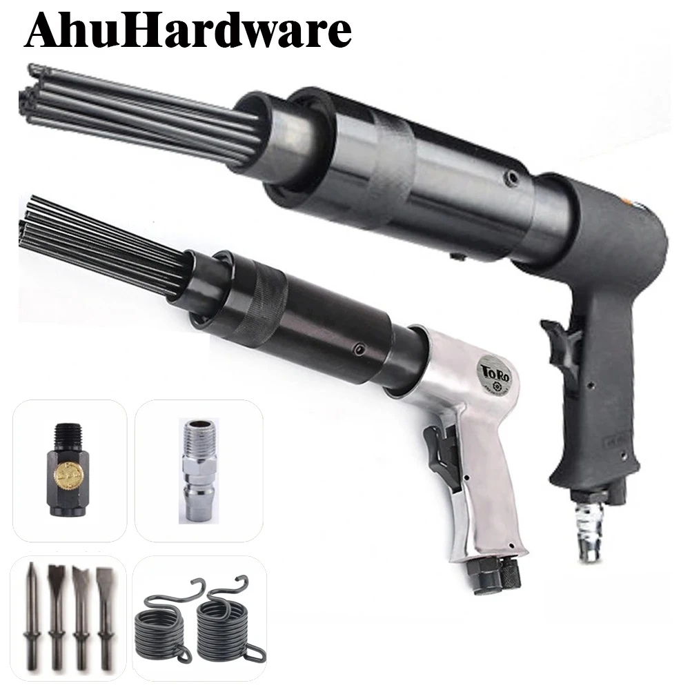  19 Pins Air Descaler Needle Tool Kit Fits Air Chisel Hammer Removes Paint And Rust Scaler Kit Air Rust Remover Slag Cleaner 
 19 Pins Air Descaler Needle Tool Kit Fits Air Chisel Hammer Removes Paint And Rust Scaler Kit Air Rust Remover Slag Cleaner