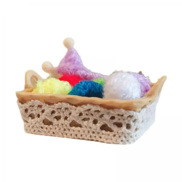 Miniature Knitting Yarn Balls in Basket Realistic Dollhouse Furniture Ornament for 1 12 Scale Dolls
Miniature Knitting Yarn Balls in Basket Realistic Dollhouse Furniture Ornament for 1 12 Scale Dolls