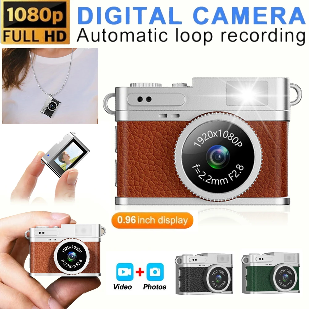 1080P HD CCD камера S150 ретро цифровая камера с экраном 0,96 дюйма кампус портативный небольшой видеорегистратор винтажная камера-ожерелье
1080P HD CCD камера S150 ретро цифровая камера с экраном 0,96 дюйма кампус портативный небольшой видеорегистратор винтажная камера-ожерелье