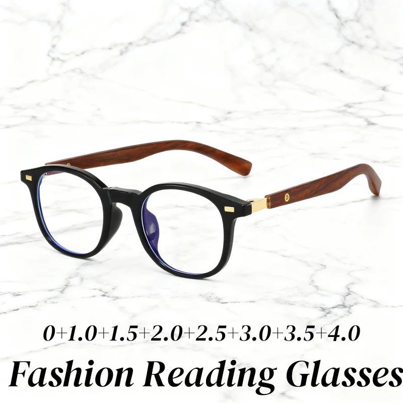 High Definition Reading Glasses for Women Men Stylish Retro Blue Light Blocking Presbyopia Unisex Round Frame Far Sight Eyewear
High Definition Reading Glasses for Women Men Stylish Retro Blue Light Blocking Presbyopia Unisex Round Frame Far Sight Eyewear