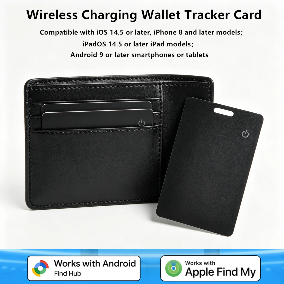 New Wallet Tracker Wireless Charging GPS Locator Tracking Location Card Waterproof Work with Apple Find My Android Find Hub
New Wallet Tracker Wireless Charging GPS Locator Tracking Location Card Waterproof Work with Apple Find My Android Find Hub
