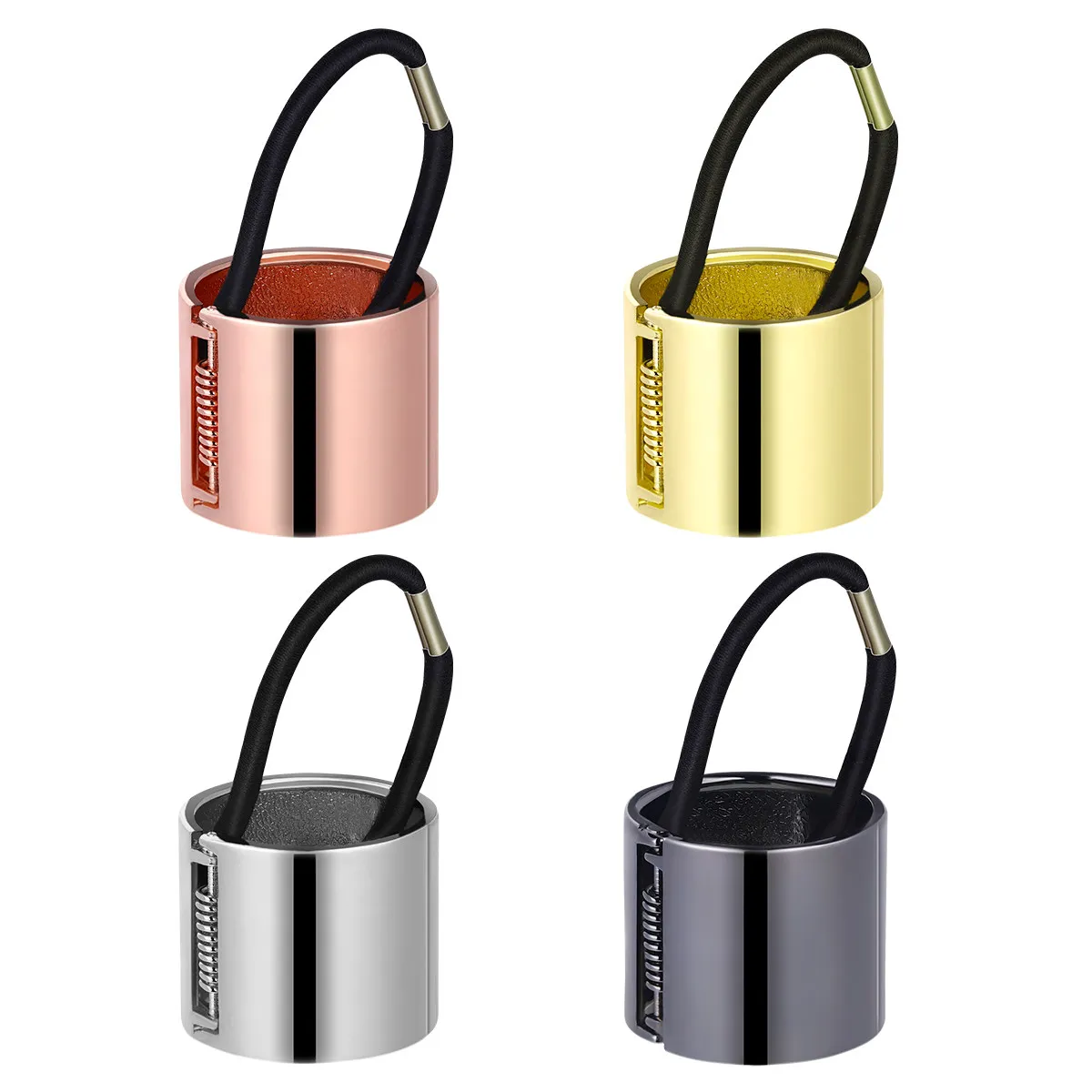 4Pcs Fashion Metal Ponytail Cuff Holder Hair Band Spring Hinge Elastic Secure Styling Accessory Women Daily Party Gift
4Pcs Fashion Metal Ponytail Cuff Holder Hair Band Spring Hinge Elastic Secure Styling Accessory Women Daily Party Gift