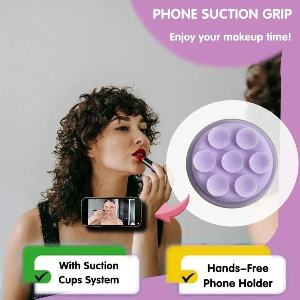 Round Suction Cup Phone Holder Silicone Two-sided Suction Finger Ring Holder Pocket Socket Cellphone Grip Stand
Round Suction Cup Phone Holder Silicone Two-sided Suction Finger Ring Holder Pocket Socket Cellphone Grip Stand