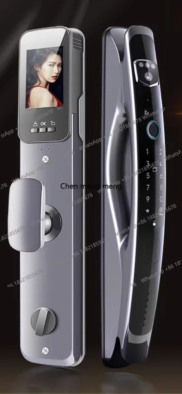 Facial recognition fingerprint lock Automatic visual smart password Home electronic lock
Facial recognition fingerprint lock Automatic visual smart password Home electronic lock