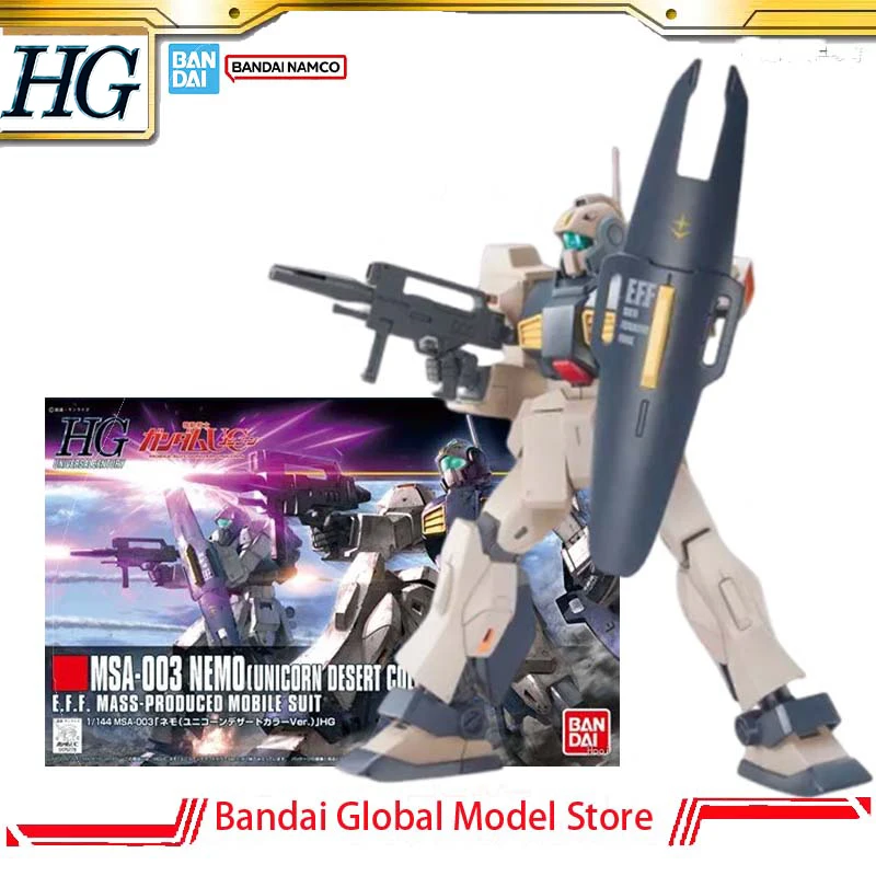 Bandai Gunpla Genuine Model Kit HGUC 1/144 MSA-003 Nemo (Desert Color) Anime Action Figure Collection Model Toys Christmas Gifts
Bandai Gunpla Genuine Model Kit HGUC 1/144 MSA-003 Nemo (Desert Color) Anime Action Figure Collection Model Toys Christmas Gifts