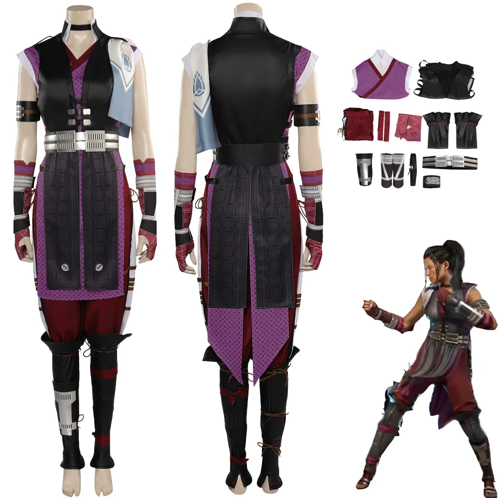 Костюм для косплея по мотивам игры Mortal Cos Kombat Li Mei, топ и штаны, женский наряд, фантазия, Хэллоуин, карнавал, вечерние, Маскировочный костюм для ролевых игр
Костюм для косплея по мотивам игры Mortal Cos Kombat Li Mei, топ и штаны, женский наряд, фантазия, Хэллоуин, карнавал, вечерние, Маскировочный костюм для ролевых игр