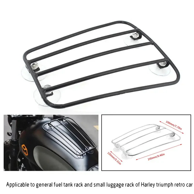 Motorcycle Fuel Tank Luggage Rack, Shelf With Strong Suction Cups Universal Suction Cup Luggage Holder For Motorcycles
Motorcycle Fuel Tank Luggage Rack, Shelf With Strong Suction Cups Universal Suction Cup Luggage Holder For Motorcycles