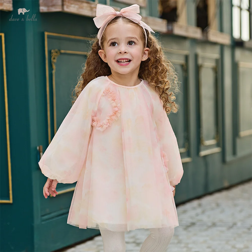 Dave Bella Dress For Girls Spring Autumn Children Fashion Mesh Dress Long Sleeve Kids Clothes Breathable Charm Outdoor DB1260996
Dave Bella Dress For Girls Spring Autumn Children Fashion Mesh Dress Long Sleeve Kids Clothes Breathable Charm Outdoor DB1260996