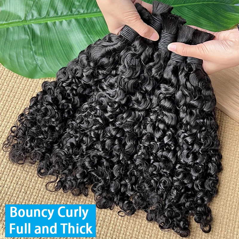 Burmese Curly Hair No Weft Bulk For Braiding 100% Human Hair Extensions Vietnamese Raw Virgin Hair For Boho Braids Natural Color
Burmese Curly Hair No Weft Bulk For Braiding 100% Human Hair Extensions Vietnamese Raw Virgin Hair For Boho Braids Natural Color