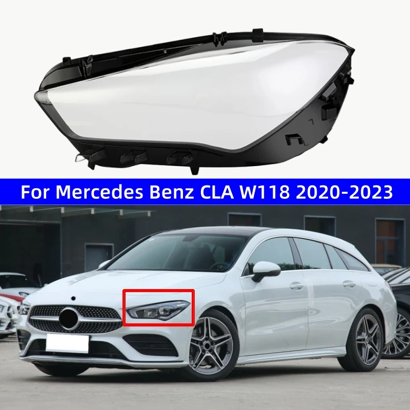 For Mercedes Benz CLA W118 2020 2021 2022 2023 Car Replace A Transparent PC Lights Shell Headlight Headlamp Lens Covers
For Mercedes Benz CLA W118 2020 2021 2022 2023 Car Replace A Transparent PC Lights Shell Headlight Headlamp Lens Covers