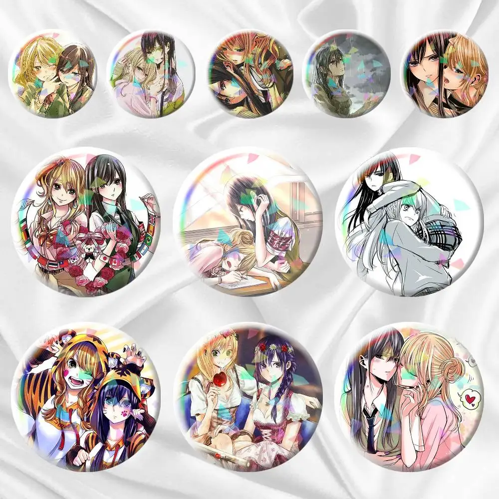 Yuzu and Mei Citrus Anime Girl 75mm 58mm 44mm 25mm Brooch Backpack Hat Pins Accessories Toys Badge
Yuzu and Mei Citrus Anime Girl 75mm 58mm 44mm 25mm Brooch Backpack Hat Pins Accessories Toys Badge