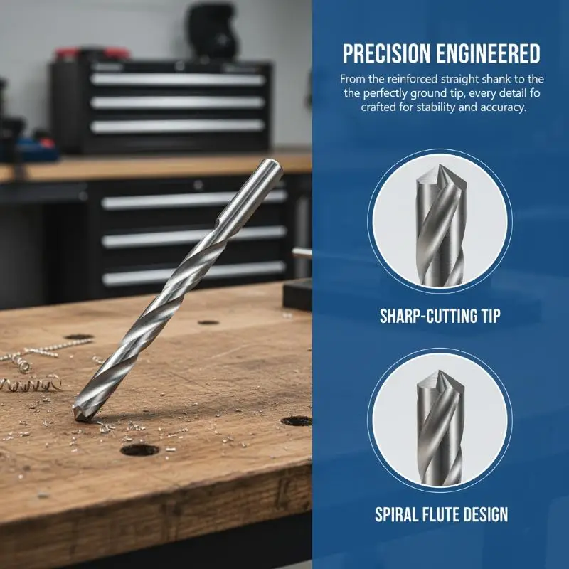 【YA】HSS Drilling Kit Straight Shank Drill Bits 13pcs for Wood Metal High Strength Easy Drilling for Home Carpentry
【YA】HSS Drilling Kit Straight Shank Drill Bits 13pcs for Wood Metal High Strength Easy Drilling for Home Carpentry
