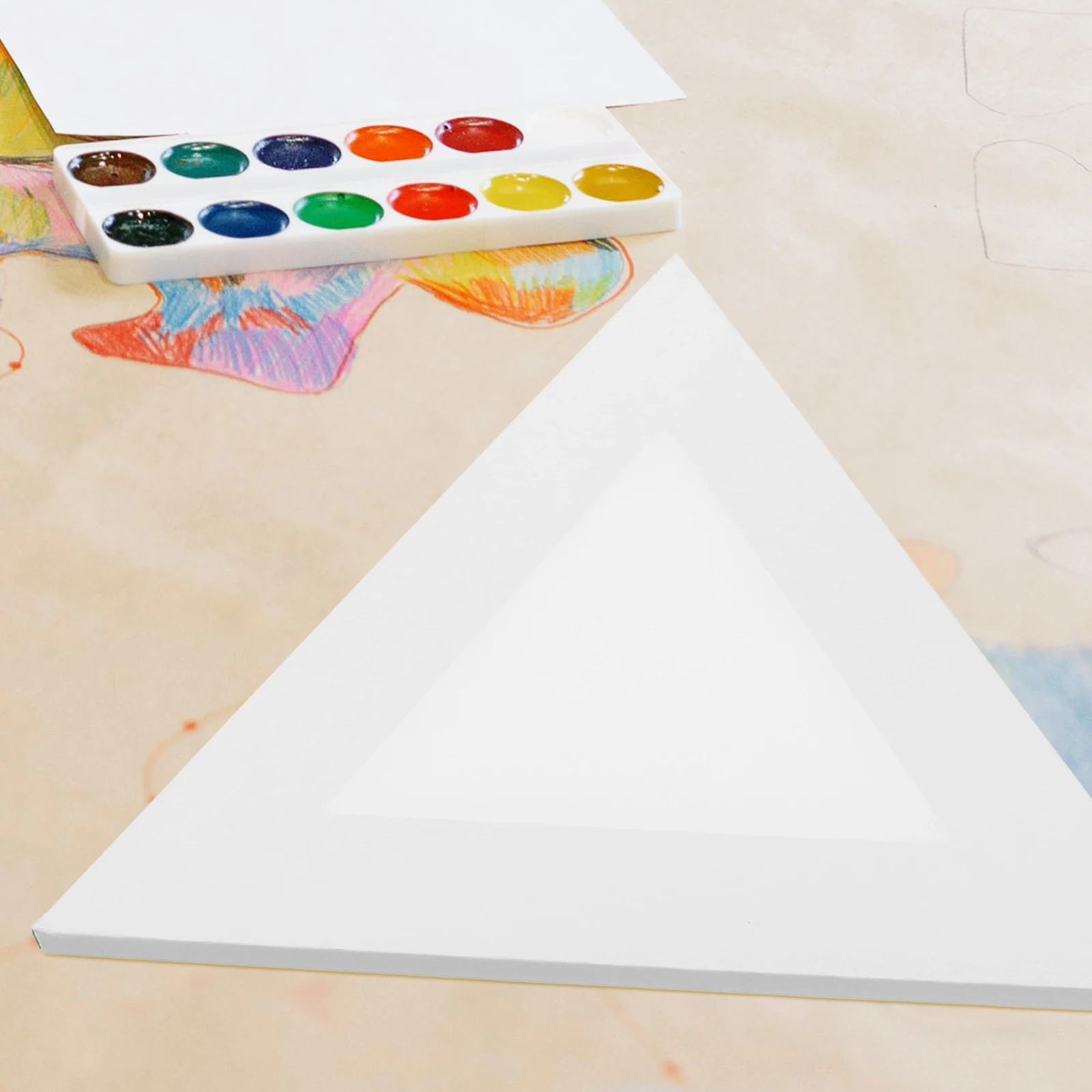 Triangular Oil Painting Frame Blank Drawing Board Panel Artist Boards Canvas Canvases
Triangular Oil Painting Frame Blank Drawing Board Panel Artist Boards Canvas Canvases
