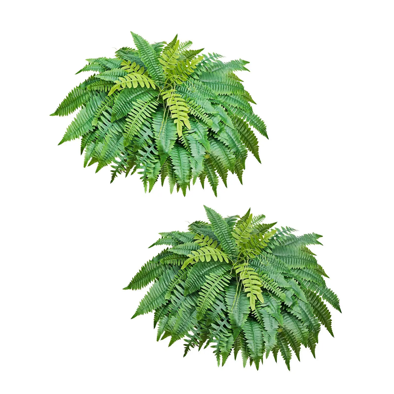 Artificial Ferns, 48 Inch Fake Boston Fern Bush Plant with 67 Fronds, Faux Greenery for Indoor/Outdoor Decor, Silk & LDPE, Suitable for Home Porch Garden Office Living Room Planter, Set of 2
Artificial Ferns, 48 Inch Fake Boston Fern Bush Plant with 67 Fronds, Faux Greenery for Indoor/Outdoor Decor, Silk & LDPE, Suitable for Home Porch Garden Office Living Room Planter, Set of 2