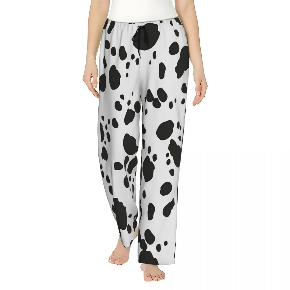 Custom Black And Amp White Animal Print Dalmatian Dog Print Women Pajama Pants Lounge Sleep Sleepwear Bottoms with Pockets
Custom Black And Amp White Animal Print Dalmatian Dog Print Women Pajama Pants Lounge Sleep Sleepwear Bottoms with Pockets
