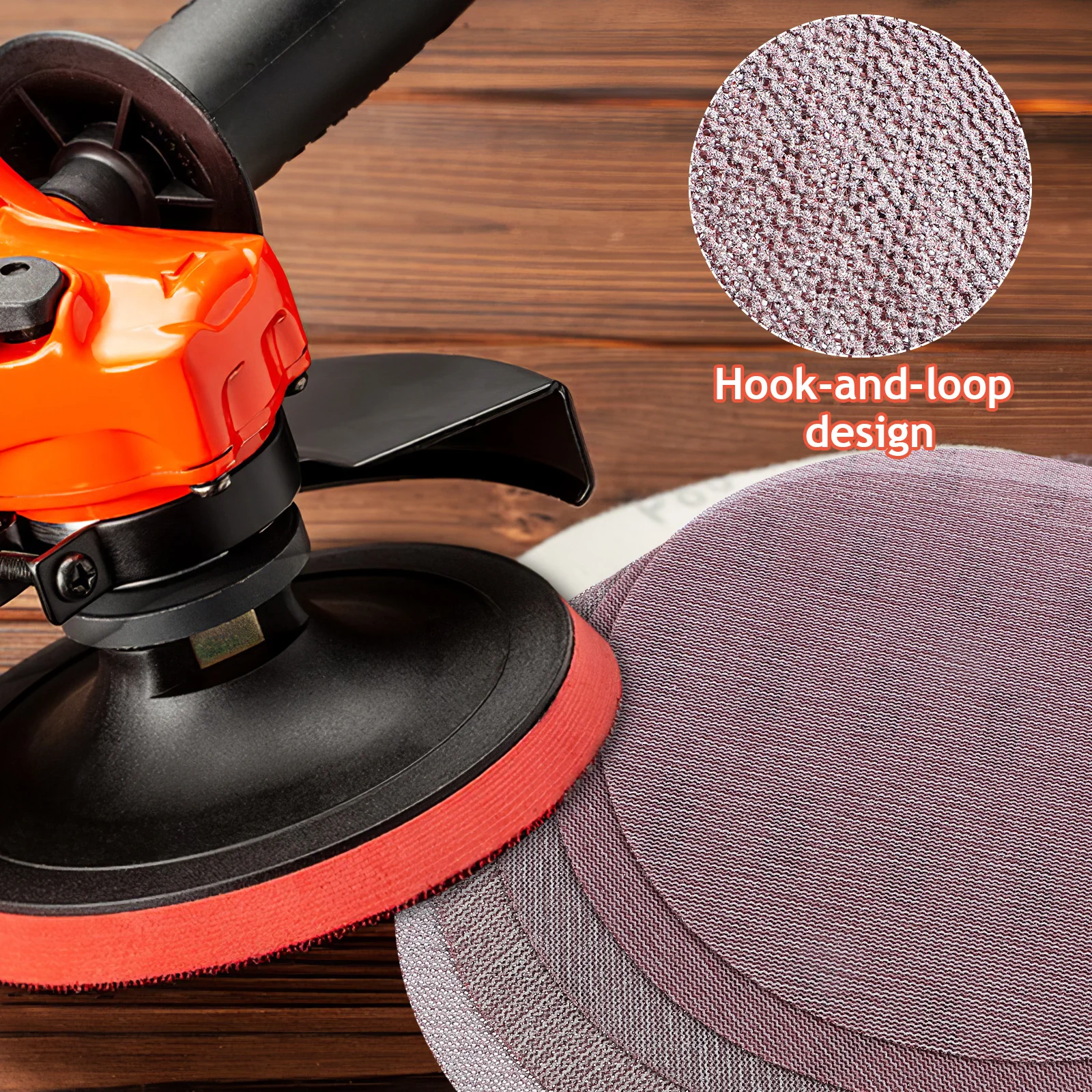 10 Pcs 9 Inch Sanding Discs Sandpaper Hook Loop Backing Drywall Power Tools Renovation Construction Wall Repair Polishing Sheets
10 Pcs 9 Inch Sanding Discs Sandpaper Hook Loop Backing Drywall Power Tools Renovation Construction Wall Repair Polishing Sheets